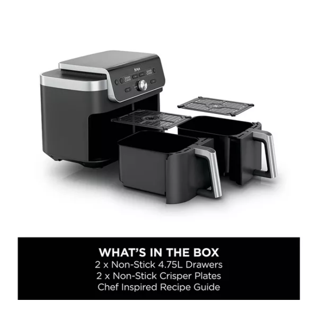 Ninja DualZone Xl 9.5l 2-Drawer Air Fryer | DZ901UK - Image 9