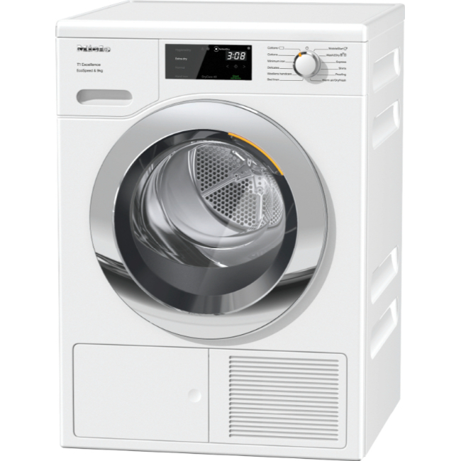 Miele 9kg EcoSpeed Heat Pump Tumble Dryer - White | TEH785WP - Image 2