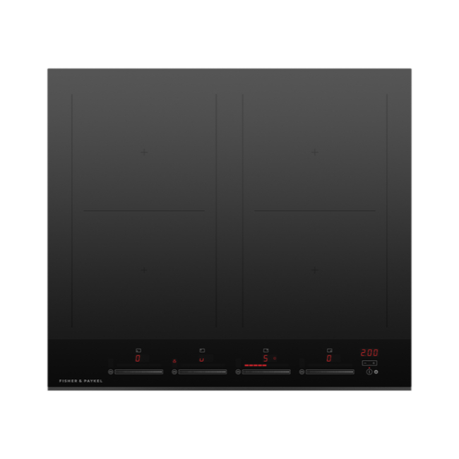 Fisher & Paykel 60cm 4 Zone Induction Hob with Smart Zone | CI604DTB4 Fisher & Paykel 60cm 4 Zone Induction Hob with Smart Zone | CI604DTB4