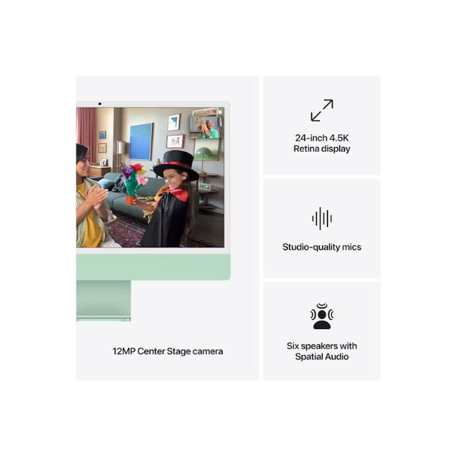 Apple  iMac 24" 16gb/256gb - Green | MWUE3B-A - Image 7