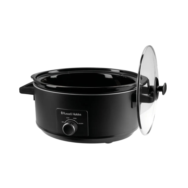 Russell Hobbs 7L Slow Cooker | Matte Black | 27720 Russell Hobbs 7L Slow Cooker | Matte Black | 27720