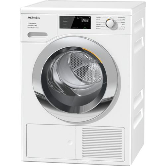 Miele EcoSpeed 8kg Heat Pump Dryer - Lotus White | TEF765WP - Image 2