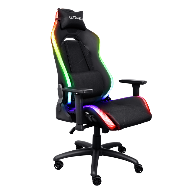 Trust GXT 719 Ruya RGB Gaming Chair - Black | T25488 - Image 2