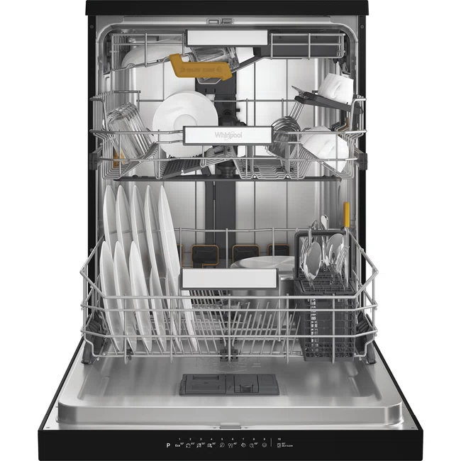 Whirlpool Maxi Space Freestanding Dishwasher - Black | W8FHS61BSUK - Image 2