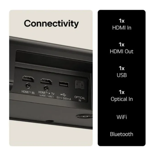 LG Soundbar 5.1.3 Ch - Black | US90TY.DGBRLLK - Image 4