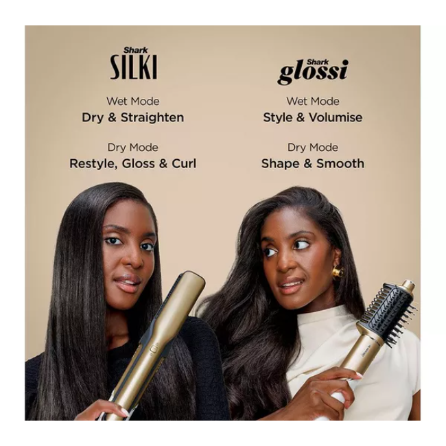 Shark Glam Ceramic Waves & Curls Multi-Styler | Gold | HD6052SUK - Image 13