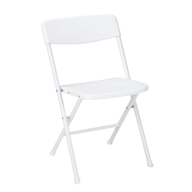 Cosco resin folding chair 4-pack White - Image 4 Cosco resin folding chair 4-pack White - Image 4