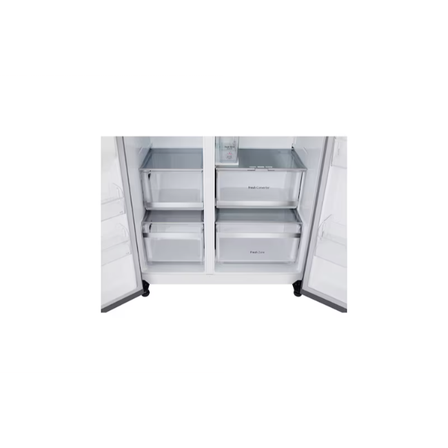 LG 628L InstaView™ Side-By-Side Fridge Freezer - Brushed Steel | GSXE91BSAD - Image 10
