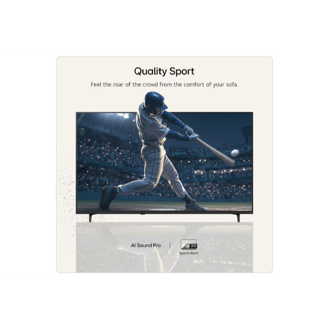 LG 65 inch QNED AI Mini LED QNED72 4K Smart TV - Black | 65QNED72B6B.AEI - Image 2