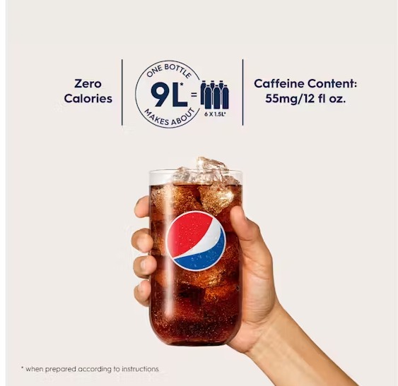 SodaStream Flavouring Syrup 440ml - Pepsi Max Cherry | 1924211440 - Image 2