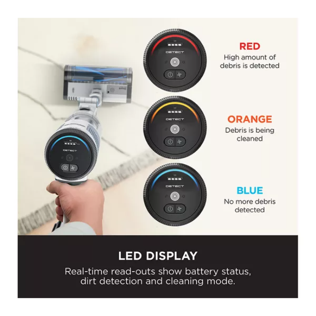 Shark Detect Clean & Empty Cordless Pet Vacuum Cleaner - White | IW4621UKT - Image 5