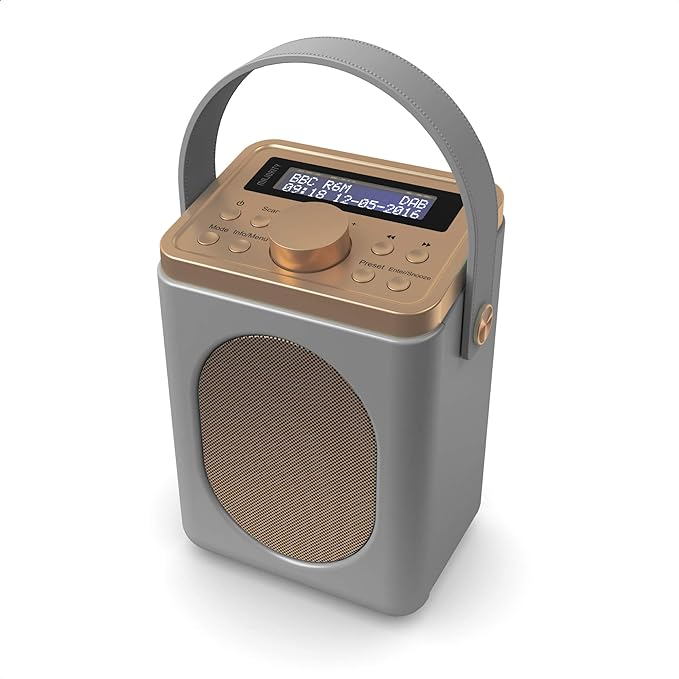 Majority Little Shelford Portable Radio | DAB+ Bluetooth - Grey | LSHDABGRYUK Majority Little Shelford Portable Radio | DAB+ Bluetooth - Grey | LSHDABGRYUK