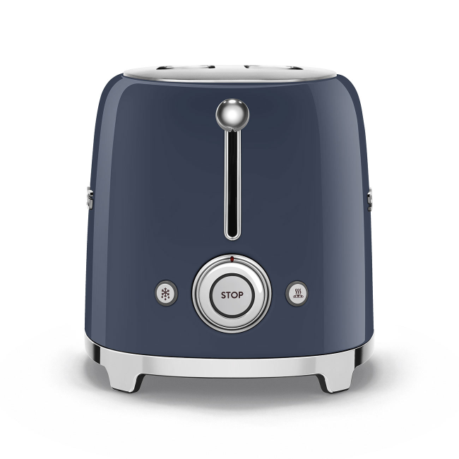 Smeg 50's Retro Style 2 Slice Toaster | Navy Blue | TSF01NBUK - Image 2