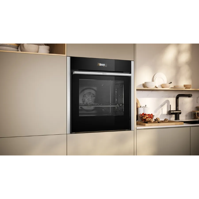 Neff N70 Built-in Single Oven - Stainless steel | B54CR71N0B - Image 4 Neff N70 Built-in Single Oven - Stainless steel | B54CR71N0B - Image 4