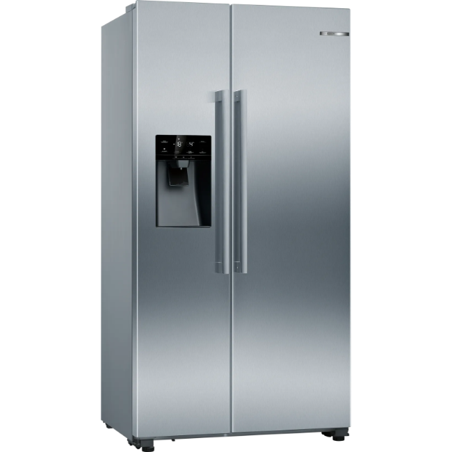 Bosch Series 6 American Fridge Freezer - Brushed Steel | KAD93AIERG - Image 1 Bosch Series 6 American Fridge Freezer - Brushed Steel | KAD93AIERG - Image 1