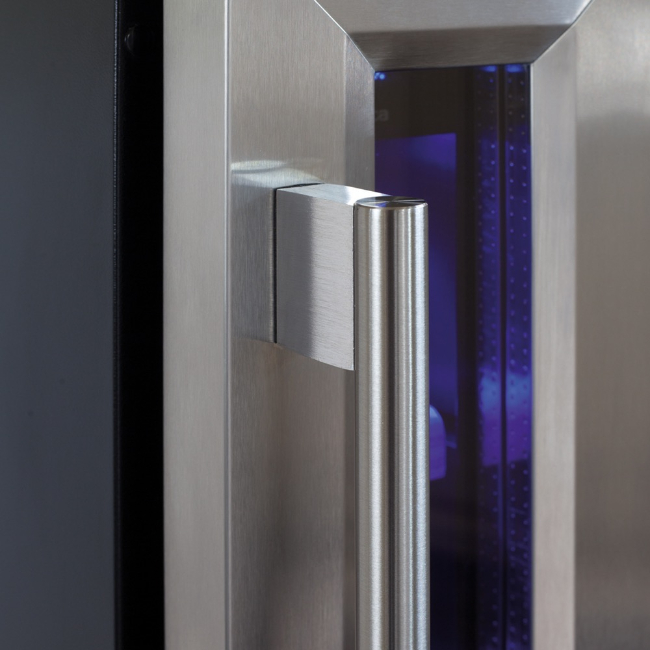 Amica 15cm Freestanding Slimline Wine Cooler in Stainless Steel | AWC150SS - Image 2