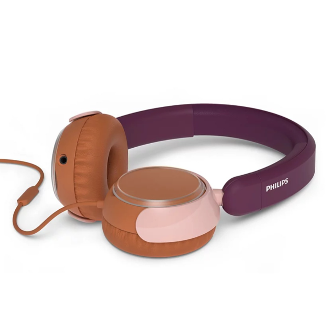 Philips Kids' On-Ear Headphones | Purple | TAK2000MP - Image 2