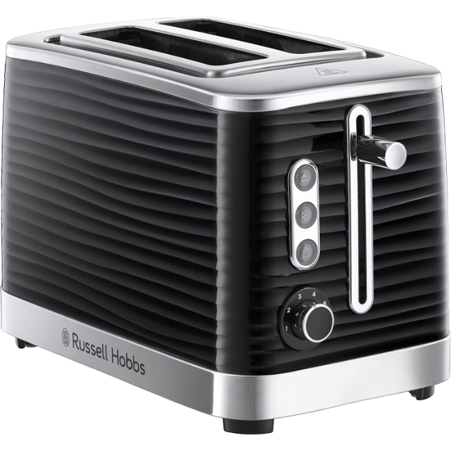 Russell Hobbs Inspire 2 Slice Black Toaster | 24371 - Image 2