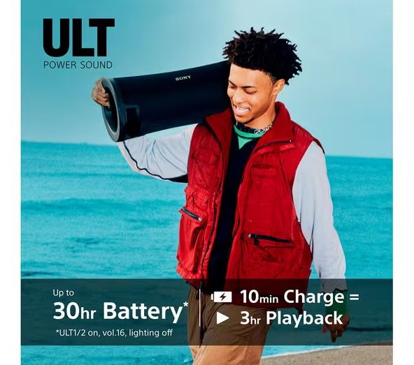 Sony Wireless Bluetooth Portable Speaker | ULT Field 7 - Black | SRSULT70B.EU8 - Image 4
