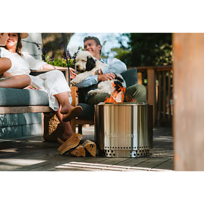 Solo Bonfire 19.5" Essential Firepit w/Stand - Stainless Steel | SSBON-SD-2.0-SS - Image 7