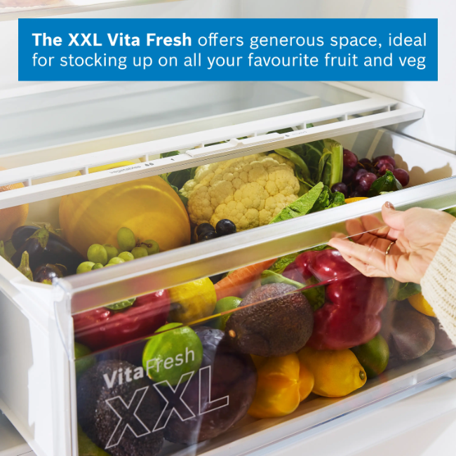 Bosch Series 2 Built In Fridge-Freezer - White | KBN96NSE1G - Image 10