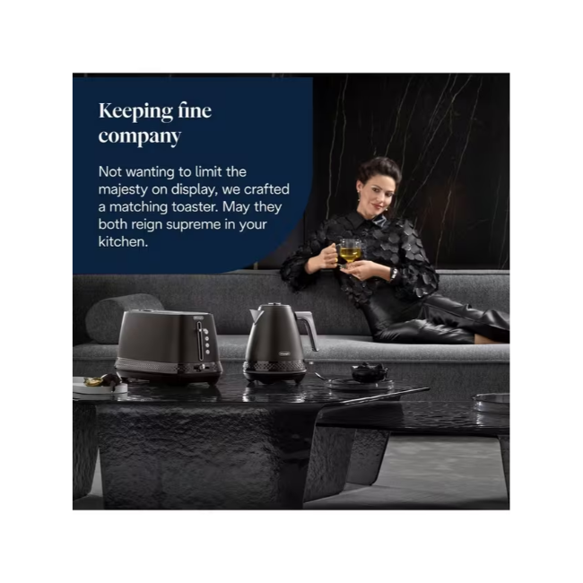 Delonghi Diadema 1.7l Kettle | Black | KBV3001.BK - Image 6