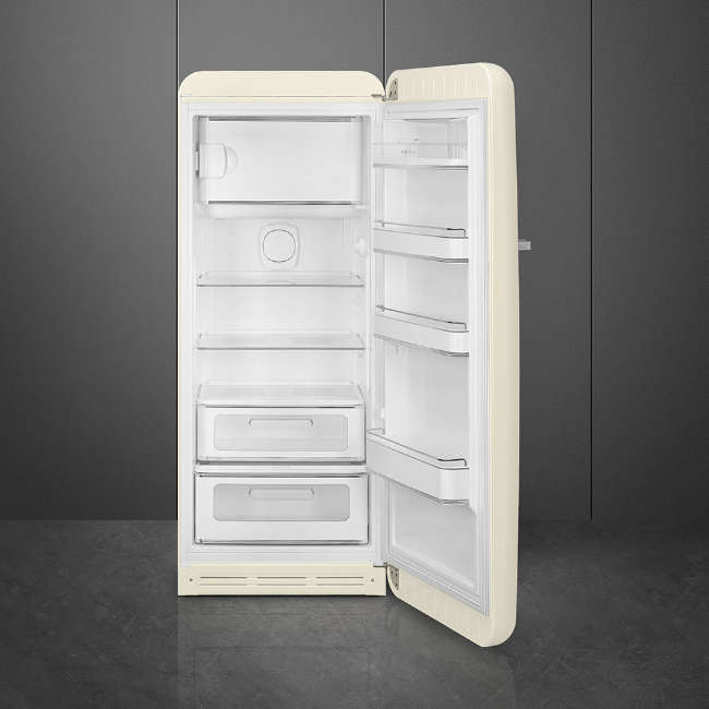 Smeg 50's Style Fridge with Ice Box - Cream | FAB28RCR6UK - Image 8