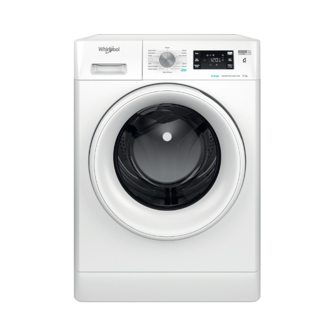 Whirlpool FreshCare+ Washing Machine 8kg 1400sp - White | FFB8469WVUK Whirlpool FreshCare+ Washing Machine 8kg 1400sp - White | FFB8469WVUK