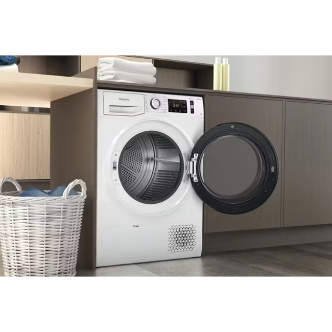 Hotpoint 9kg Heatpump Dryer - White | NTSM1192SKUK - Image 11