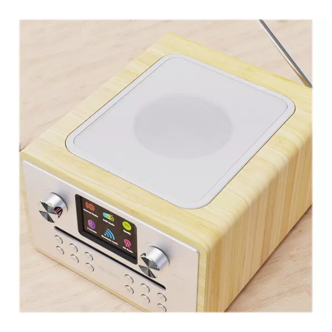 Majority Homerton 2 Internet DAB and FM Radio - Oak | 1000002806 - Image 4