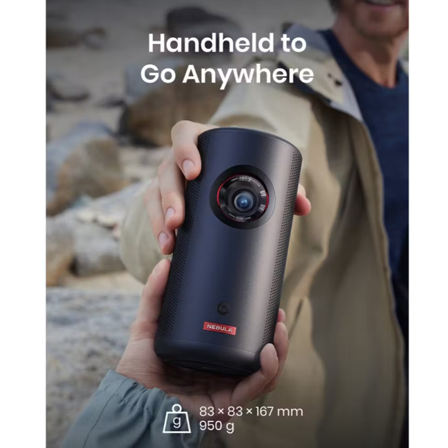 Nebula Capsule 3 Laser Projector - Black | D2426212 - Image 4