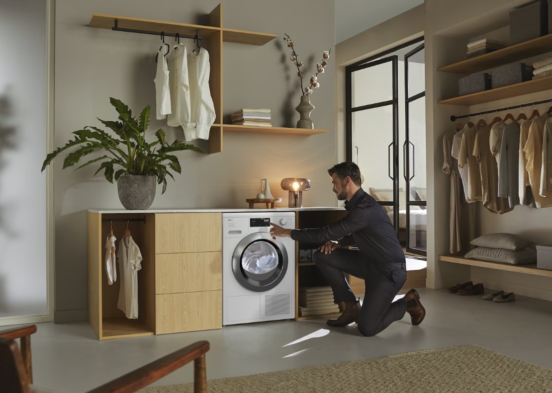 Miele EcoSpeed 8kg Heat Pump Dryer - Lotus White | TEF765WP - Image 6