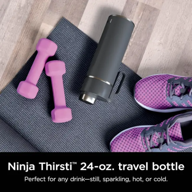 Ninja Thirsti 530ml Travel Bottle | Grey | DW1801EUUKGY - Image 3