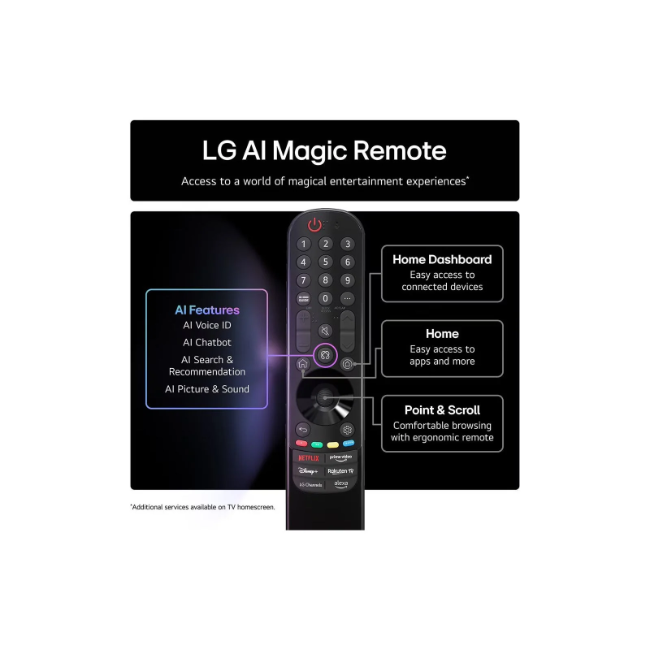 LG 65"  OLED Ai B5 4k Smart TV - Black | OLED65B56LA.AEK - Image 3