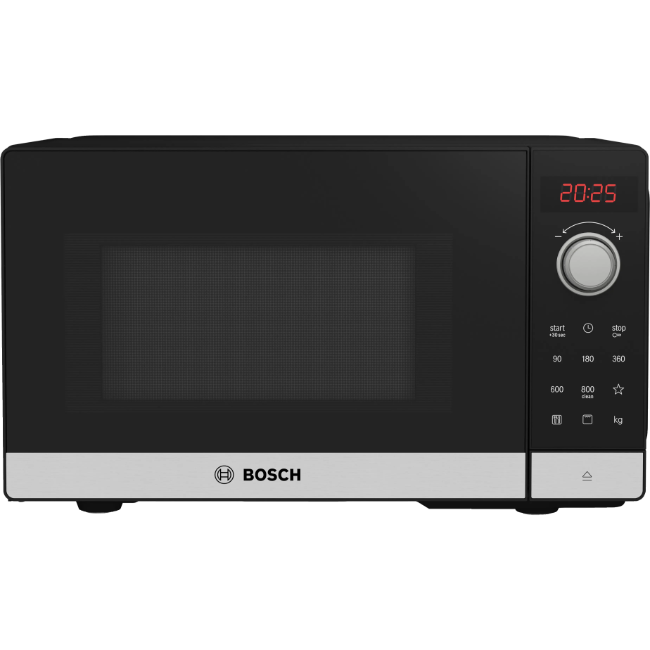 Bosch Series 2 Freestanding Microwave With Grill - Stainless Steel | FEL023MS2B - Image 1