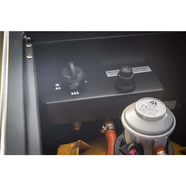 Sahara Manhattan Portable Gas Heater - Black and Silver | MAHNIR-BK - Image 7