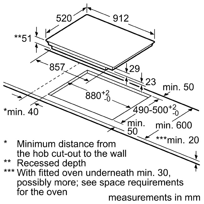 Siemens iQ700 90cm Induction Hob 5 Zone EX975LVV1E - Image 2