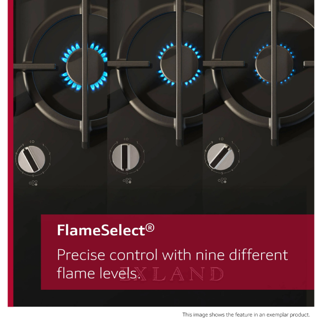 Neff N70 Gas Hob 60cm Enamel - Black | T26CIP8S0 - Image 6