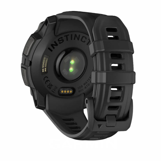 Garmin Instinct 3 Amoled 45 mm Smart Watch - Black | 010-02936-00 - Image 6