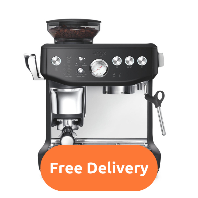 Sage The Barista Express Impress Bean to Cup Coffee Machine - Black Truffle | SES876BTR4GUK1