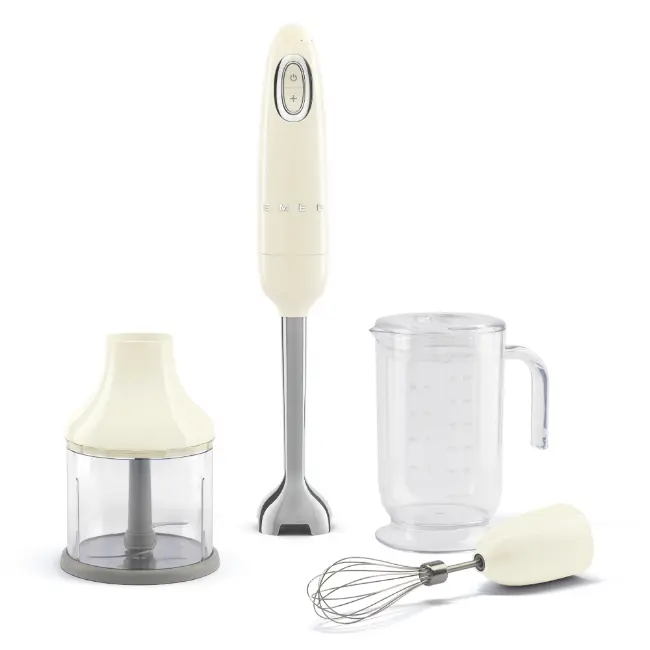 Smeg 3-in-1 Hand Blender | Cream | HBF03CRUK Smeg 3-in-1 Hand Blender | Cream | HBF03CRUK