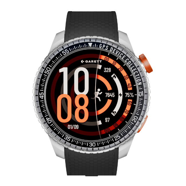 Garret Compass GPS Smartwatch - Silver Steel | COMPASS-SILVR - Image 5