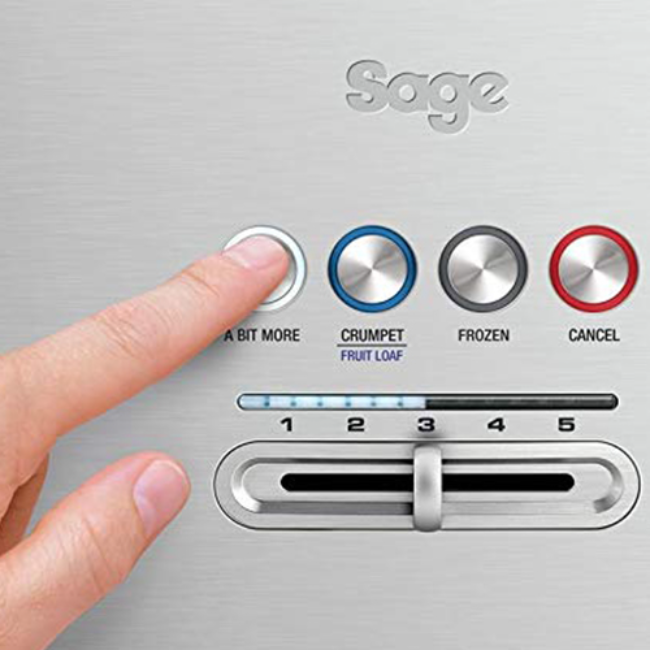 Sage 'A Bit More' 4 Slice Toaster - Stainless Steel | BTA730UK - Image 4