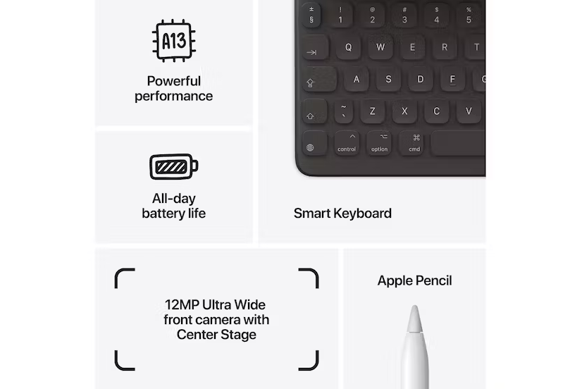 Apple 10.2" iPad 2021 |  Wi-Fi 64GB | Silver | MK2L3B-A - Image 4