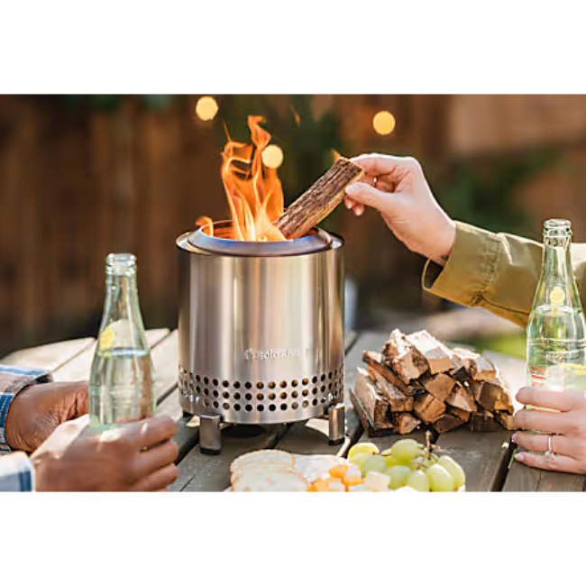 Solo Mesa Xl Table-Top Smokeless Fire Pit - Stainless Steel | MESAXL-STEEL - Image 6
