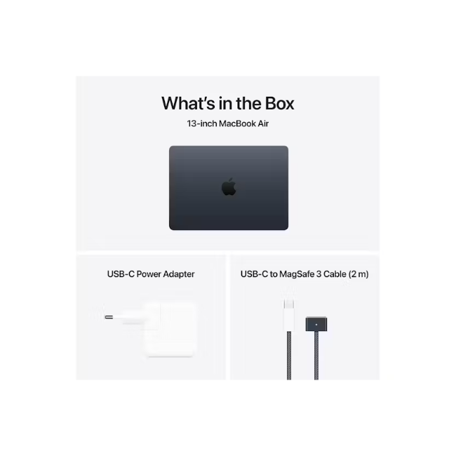 13" MacBook Air 16gb/256gb - Midnight | MW123B-A - Image 9