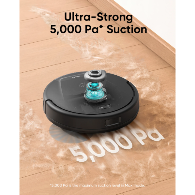 Eufy L60 Hybrid Robot Vacuum - Black | T2268V11 - Image 2