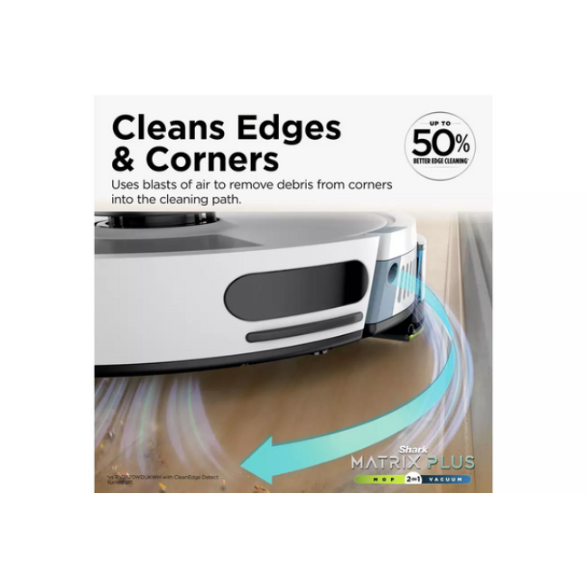 Shark Matrix Plus 2-In-1 Robot Vacuum & Mop | White | RV2620WDUKWH - Image 5