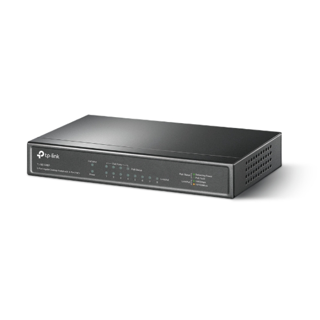 TP-Link 8-Port Gigabit Desktop PoE Switch with 4-Port PoE+ | SG1008P TP-Link 8-Port Gigabit Desktop PoE Switch with 4-Port PoE+ | SG1008P