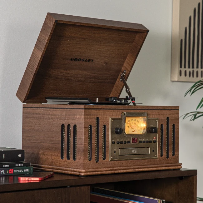 Crosley 8 In 1 Turntable 'The Musician' - Walnut | CR704B-WA4 - Image 8